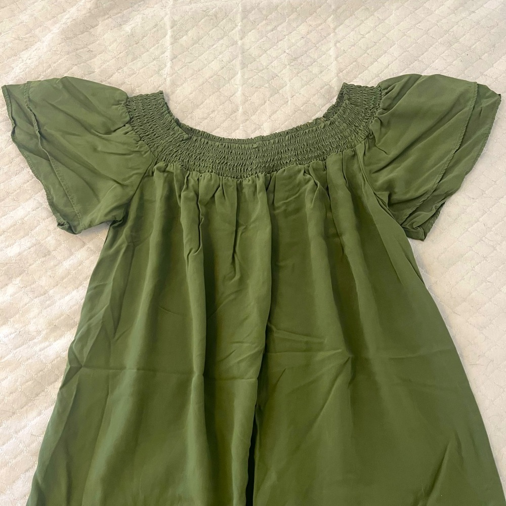 Green Off-The-Shoulder Old Navy Dress